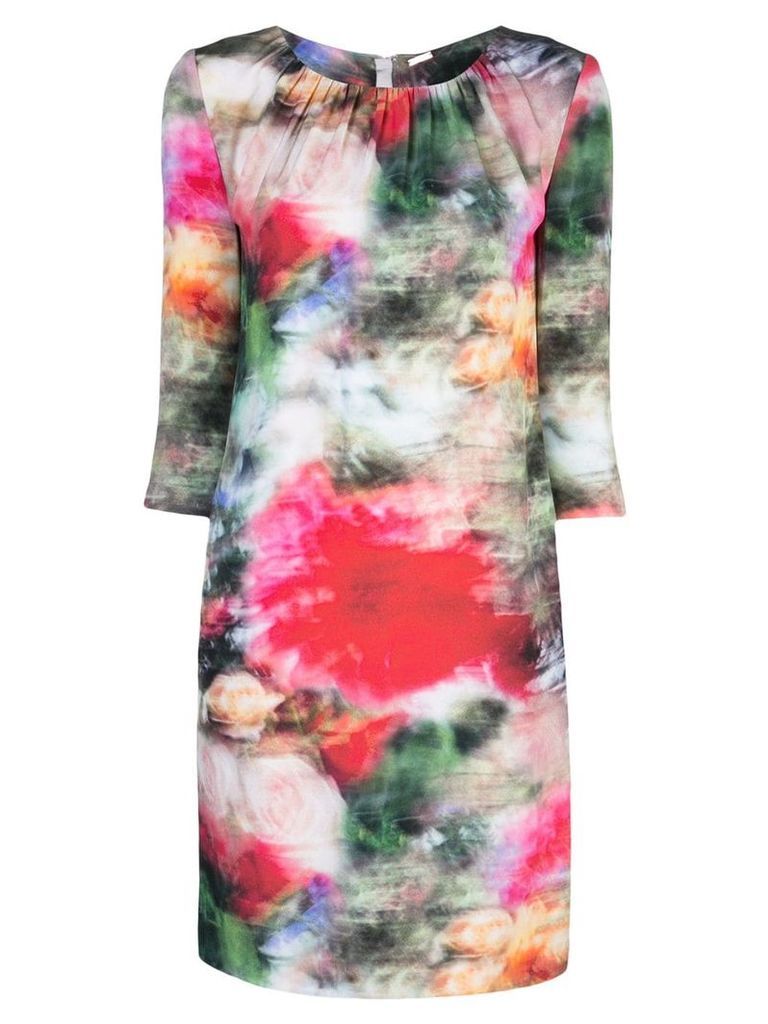 Adam Lippes floral print fitted dress - Multicolour