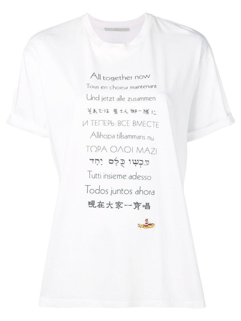 Stella McCartney All Together Now T-shirt - White