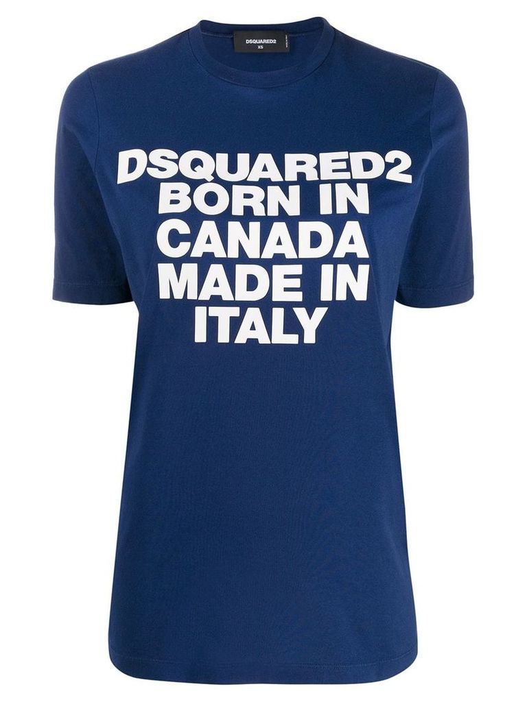 Dsquared2 Born In Canada T-shirt - Blue