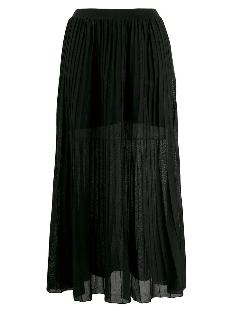 Sonia Rykiel pleated pull-on skirt - Black