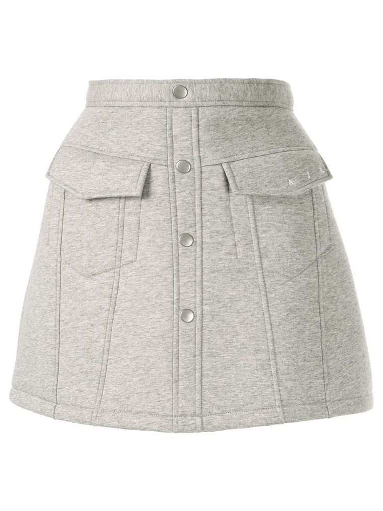 Aje mini A-line skirt - Grey