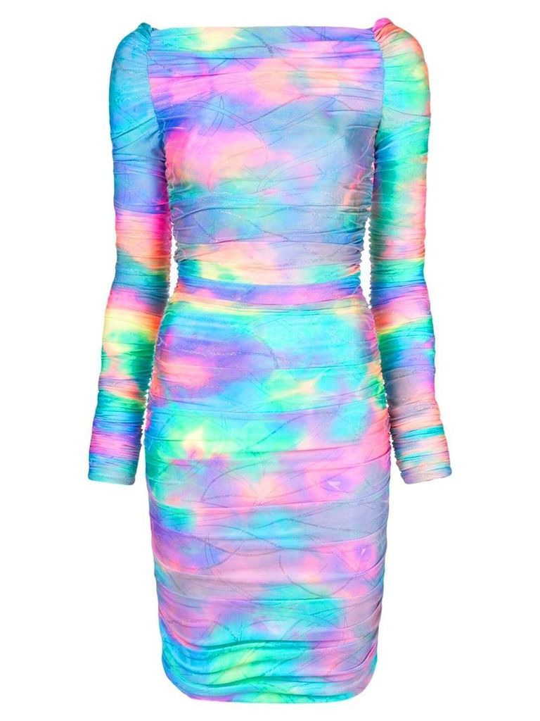 Sies Marjan Jolene glitter tie-dye mini dress - Multicolour