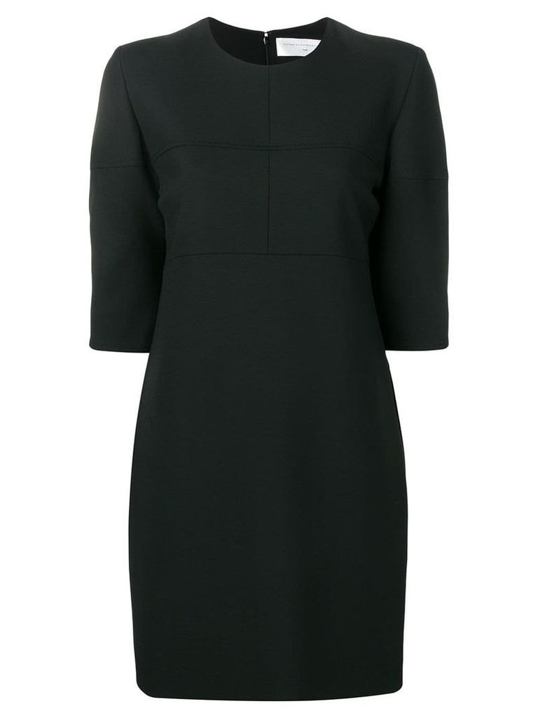 Victoria Victoria Beckham structured sleeve dress - Black