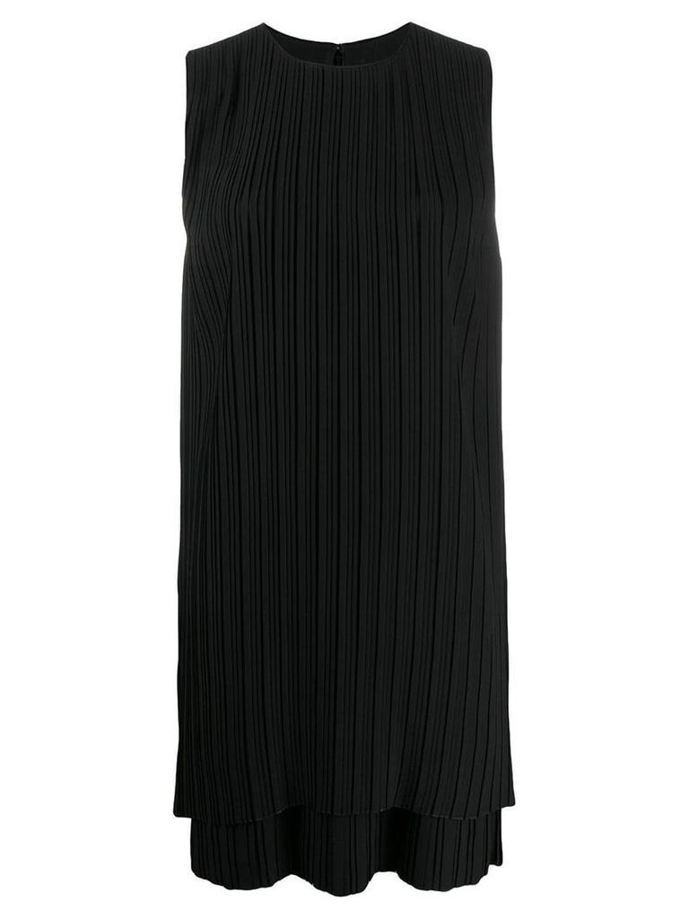 Victoria Victoria Beckham pleated shift dress - Black