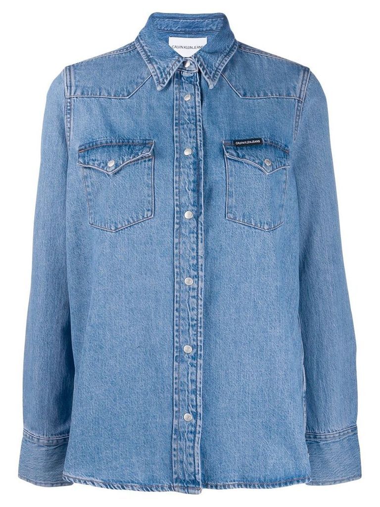 Calvin Klein Jeans Western denim shirt - Blue