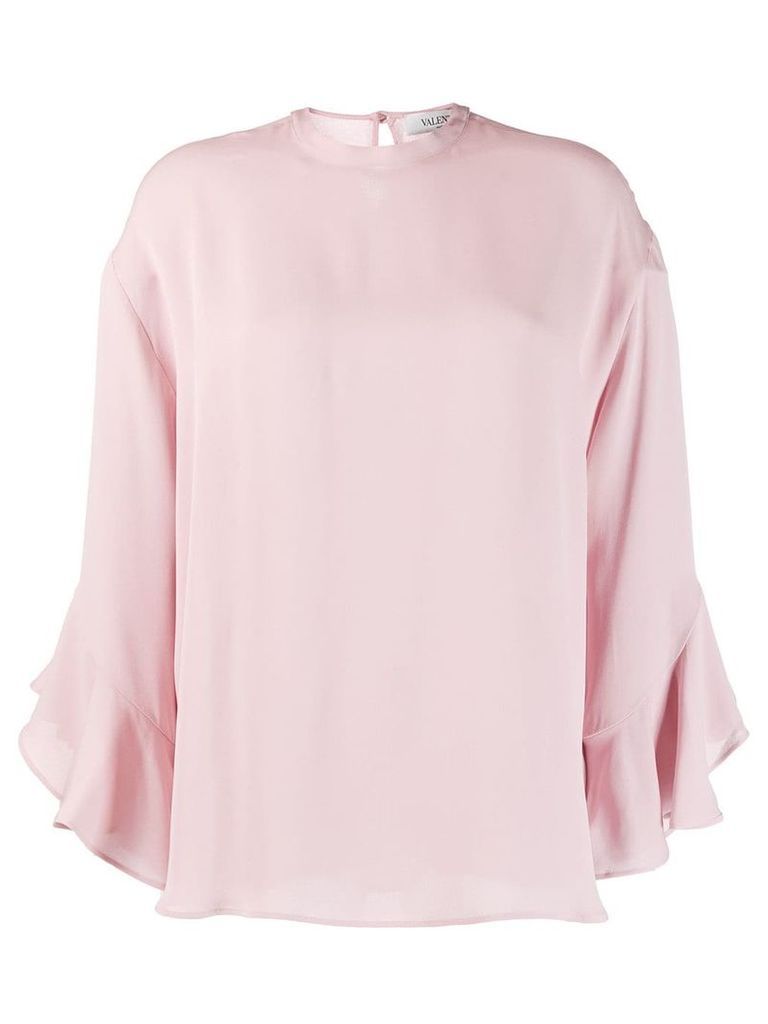 Valentino georgette silk blouse - Pink