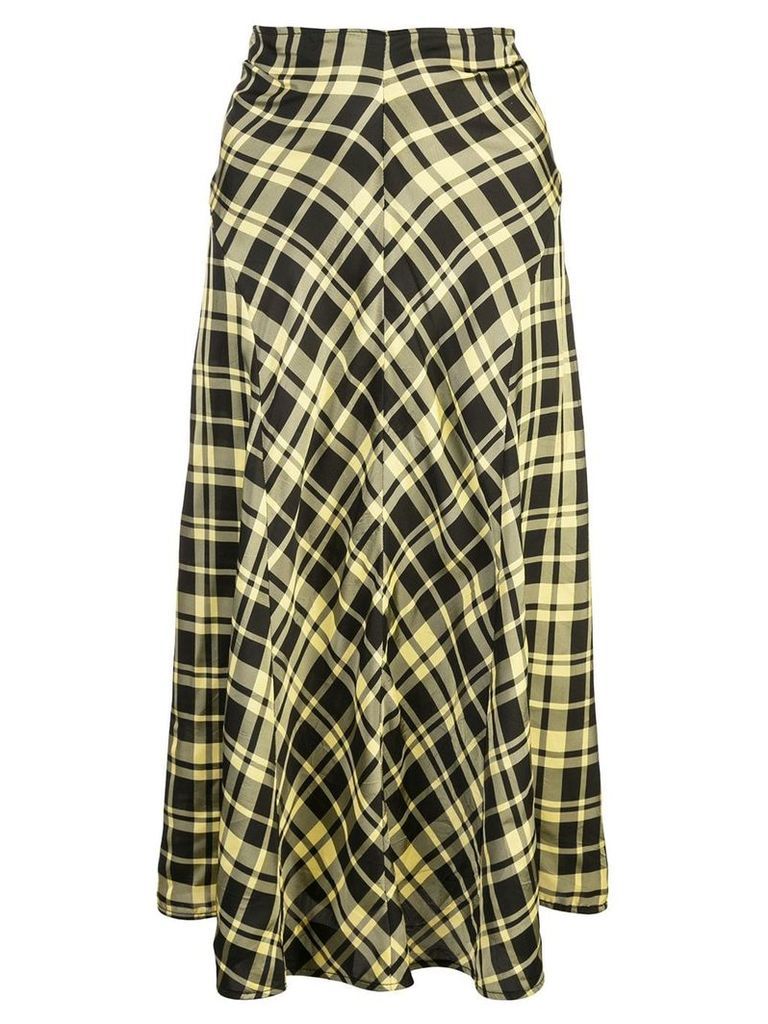 Proenza Schouler ruched seamed skirt - Yellow