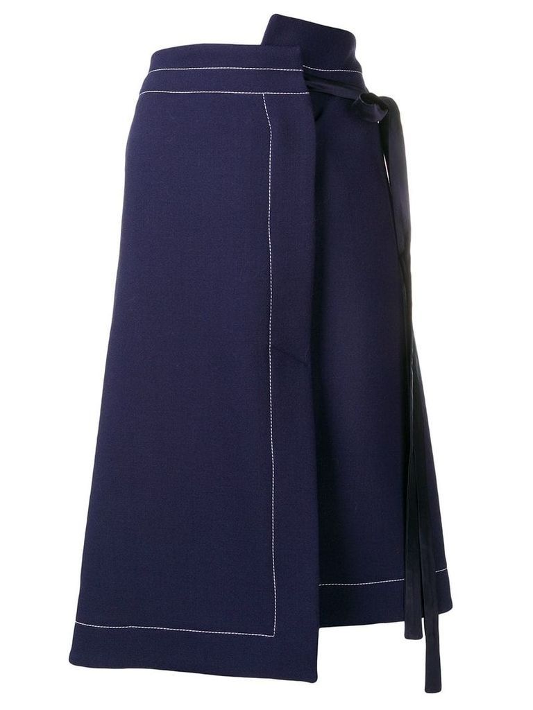 Marni wrap skirt - Blue