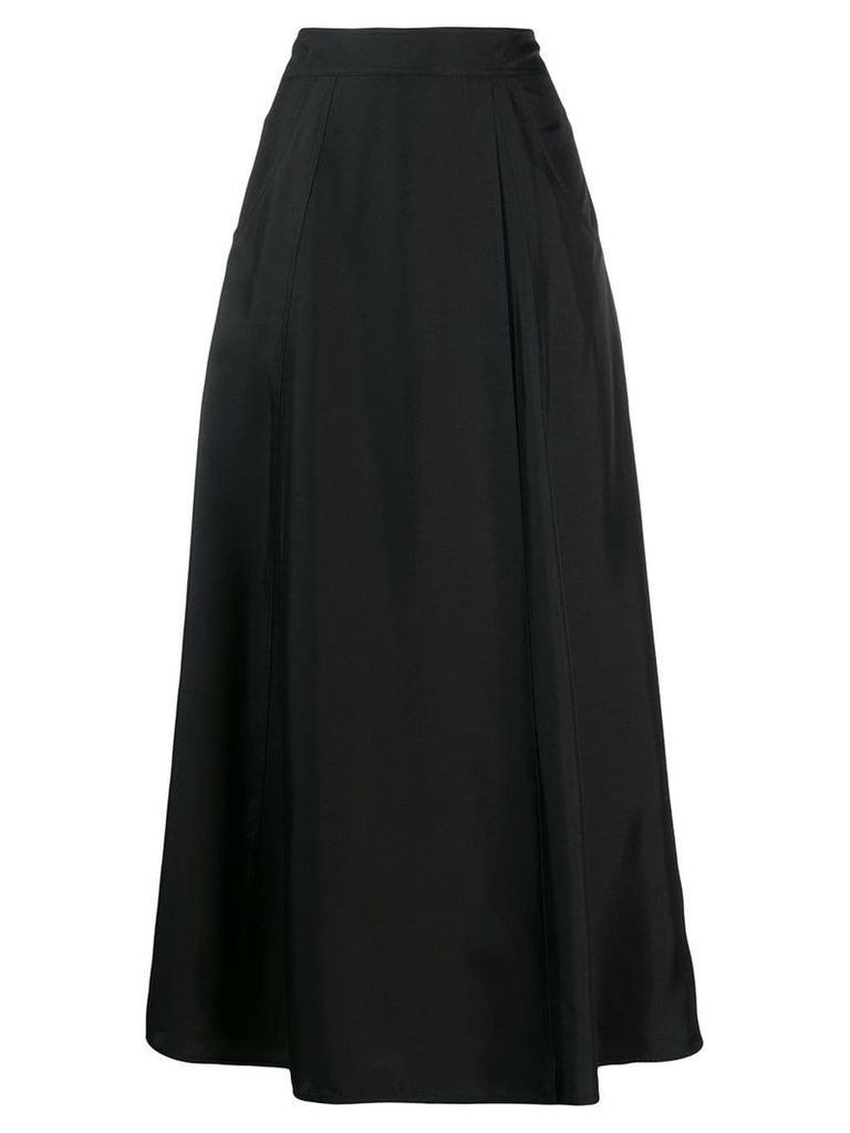 Calvin Klein long flared skirt - Black
