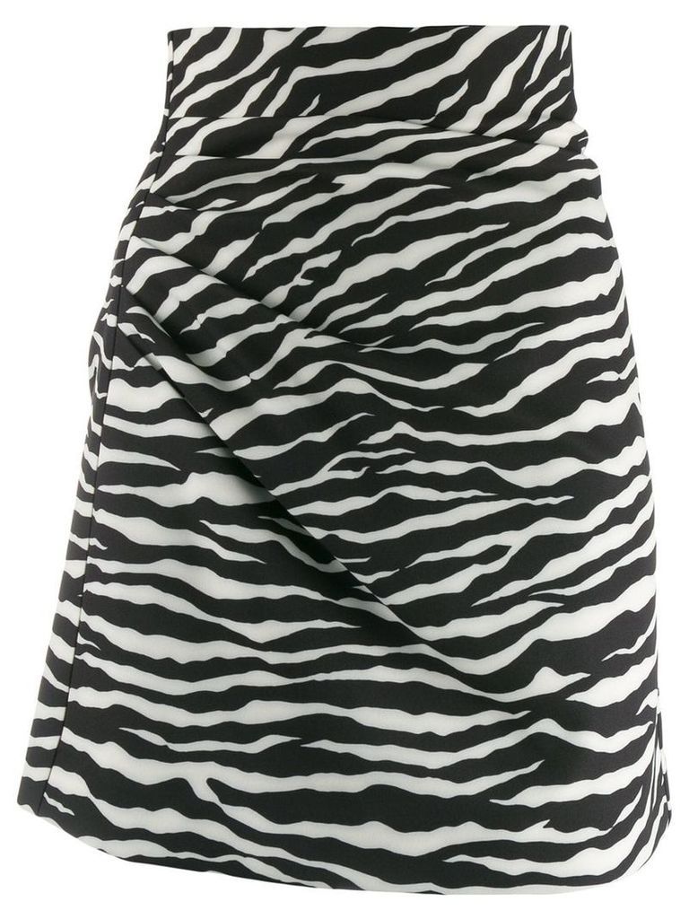 P.A.R.O.S.H. zebra print skirt - Black