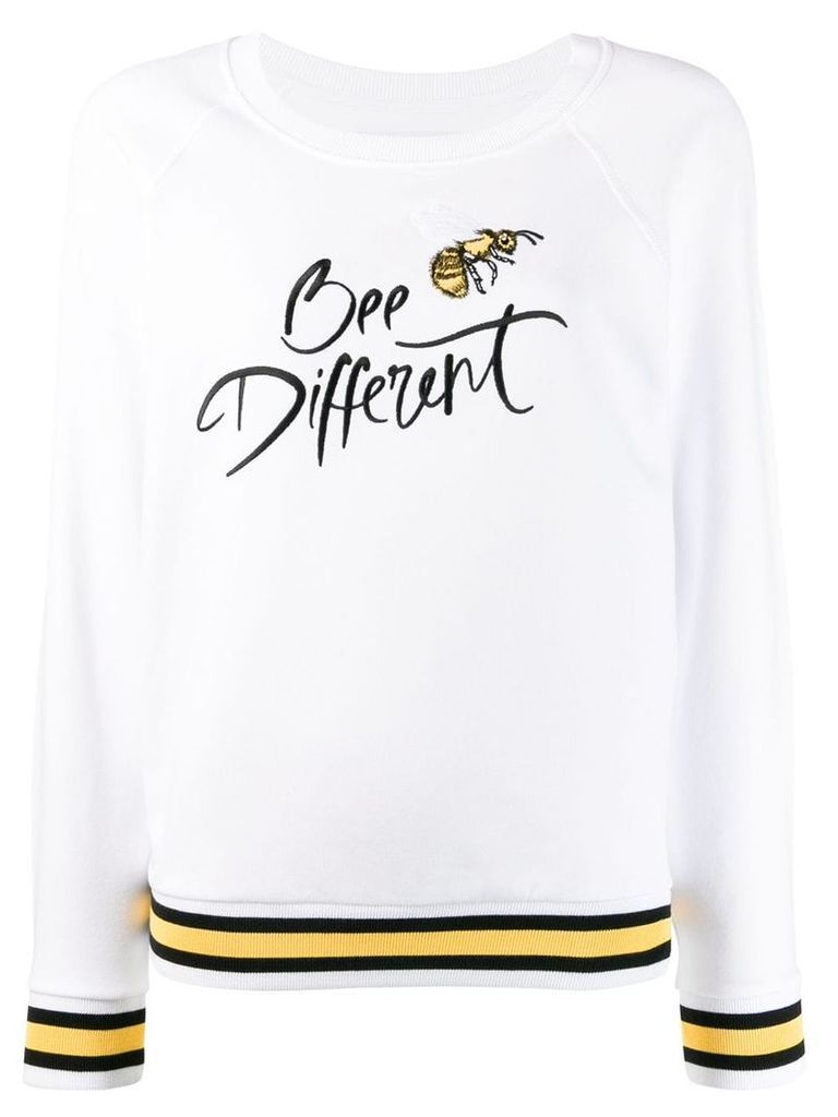 Quantum Courage Bee different sweatshirt - White