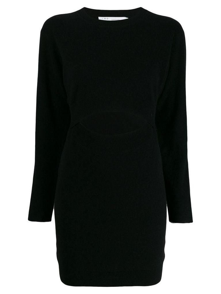 IRO Devlin cut-out detail knit dress - Black