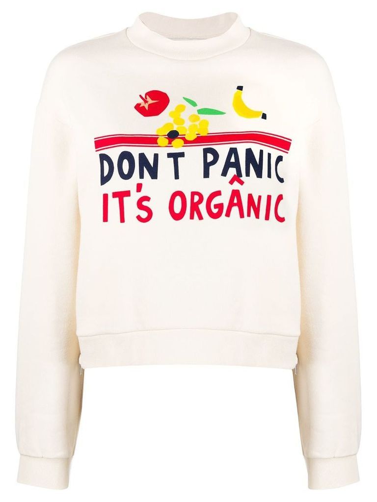 Être Cécile Don't Panic It's Organic sweater - NEUTRALS