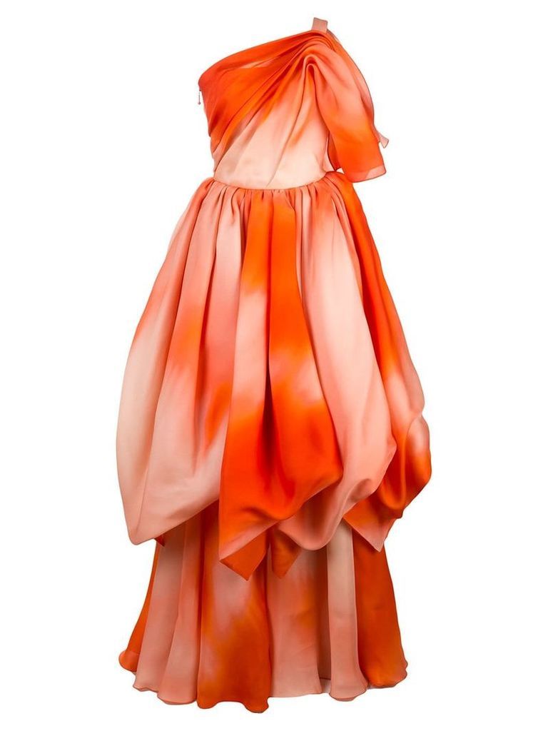 Isabel Sanchis tie-dye asymmetric dress - Multicolour