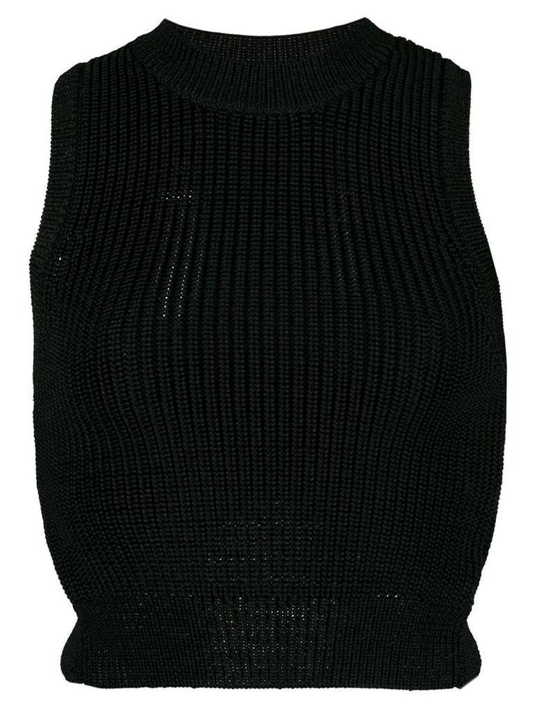 Cushnie sleeveless cropped top - Black