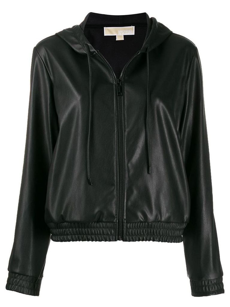 Michael Michael Kors hooded zipped jacket - Black