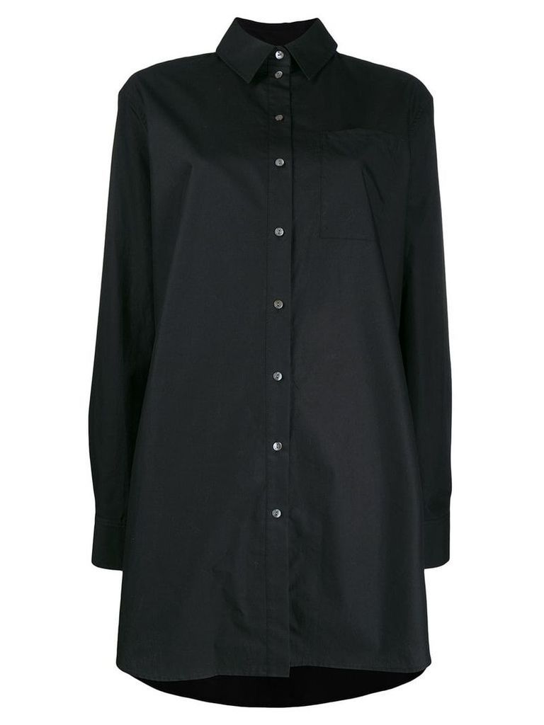 Karl Lagerfeld embellished logo shirt - Black