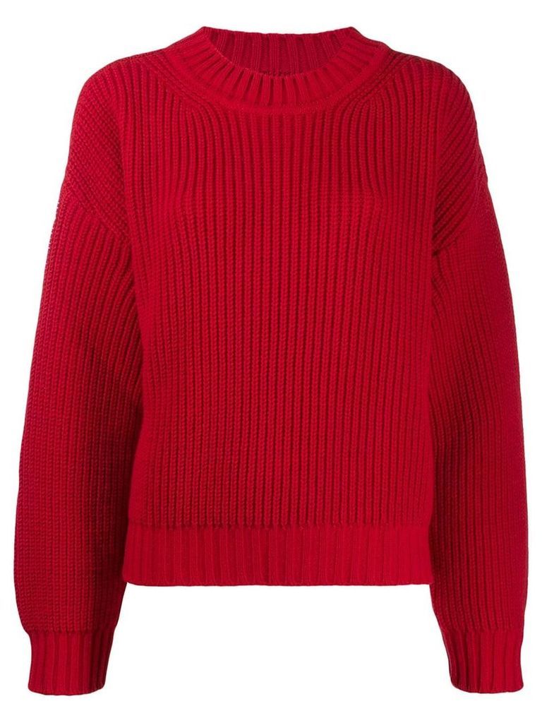 MSGM ribbed sweater - Red