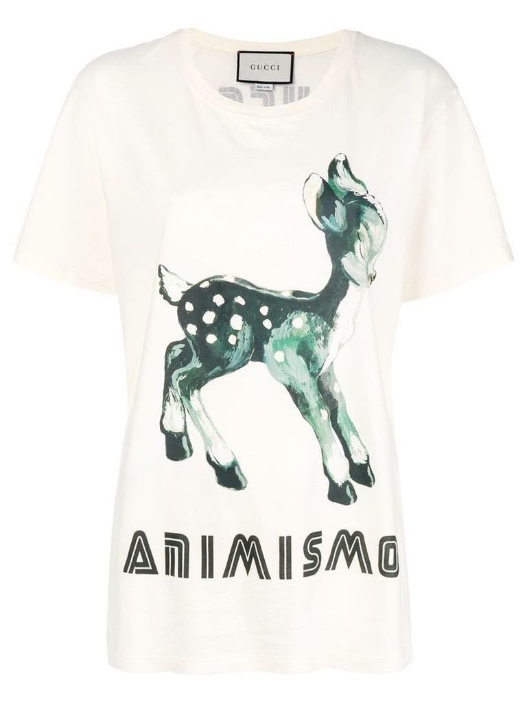 Gucci Bambi Animismo T-shirt - NEUTRALS