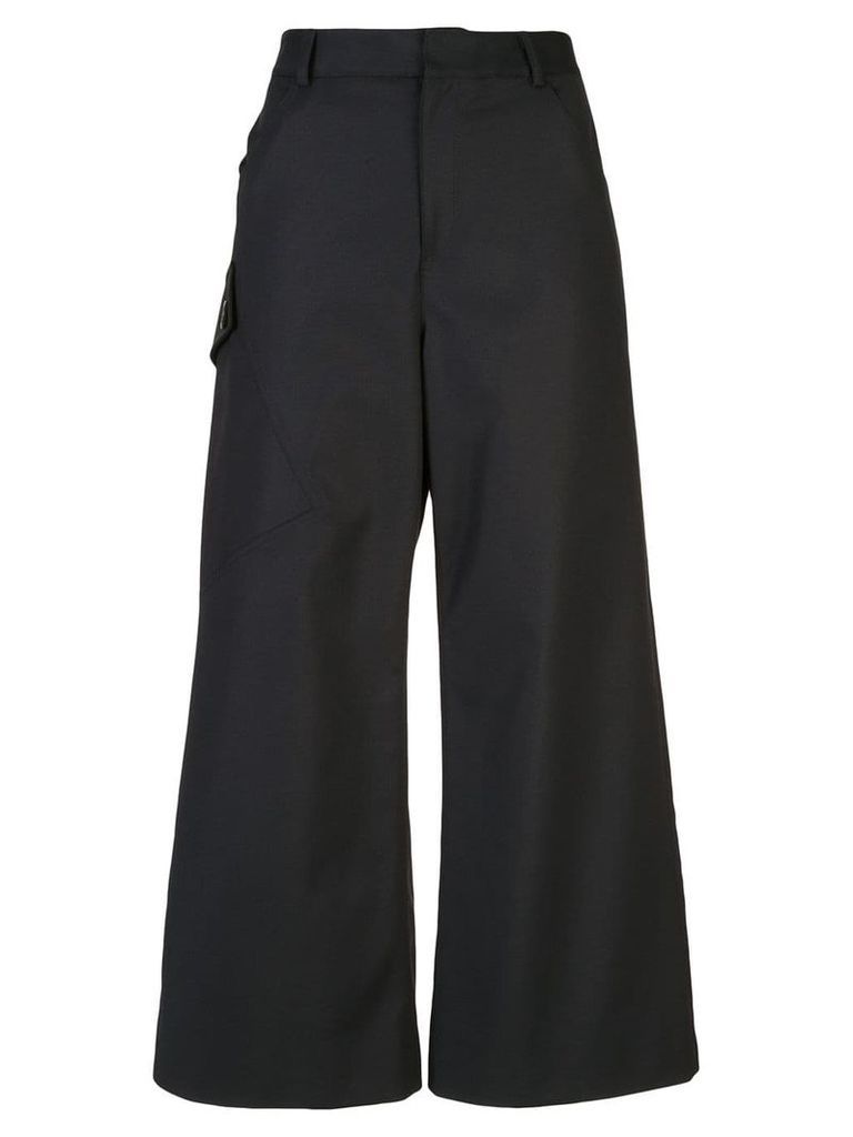 Derek Lam utility pocket cropped trousers - Black