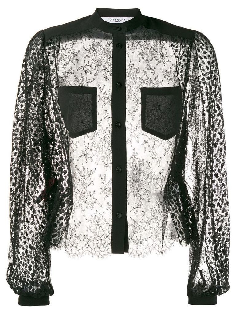 Givenchy sheer blouse - Black