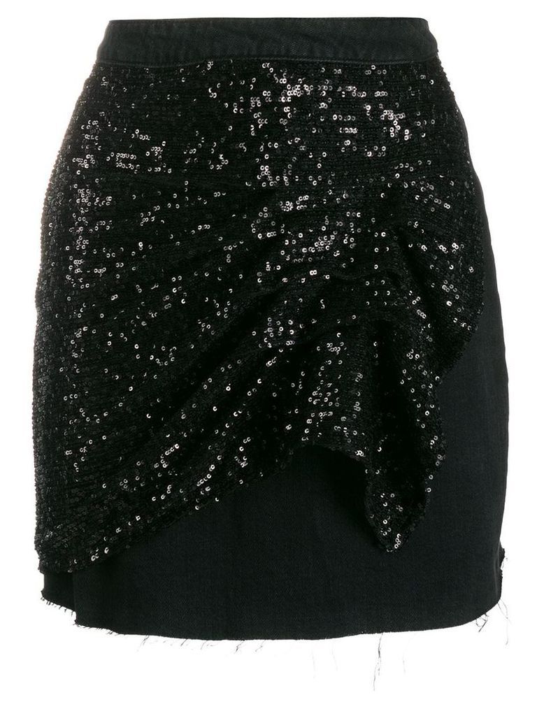 Pinko A-line mini skirt - Black