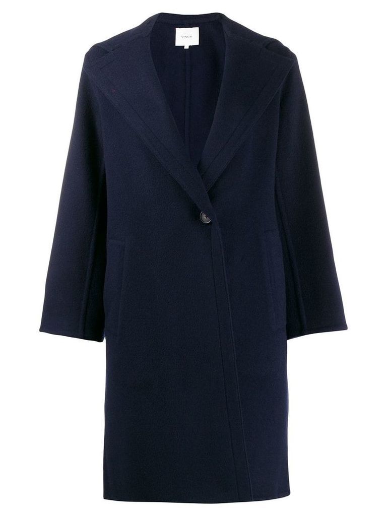 Vince hooded coat - Blue