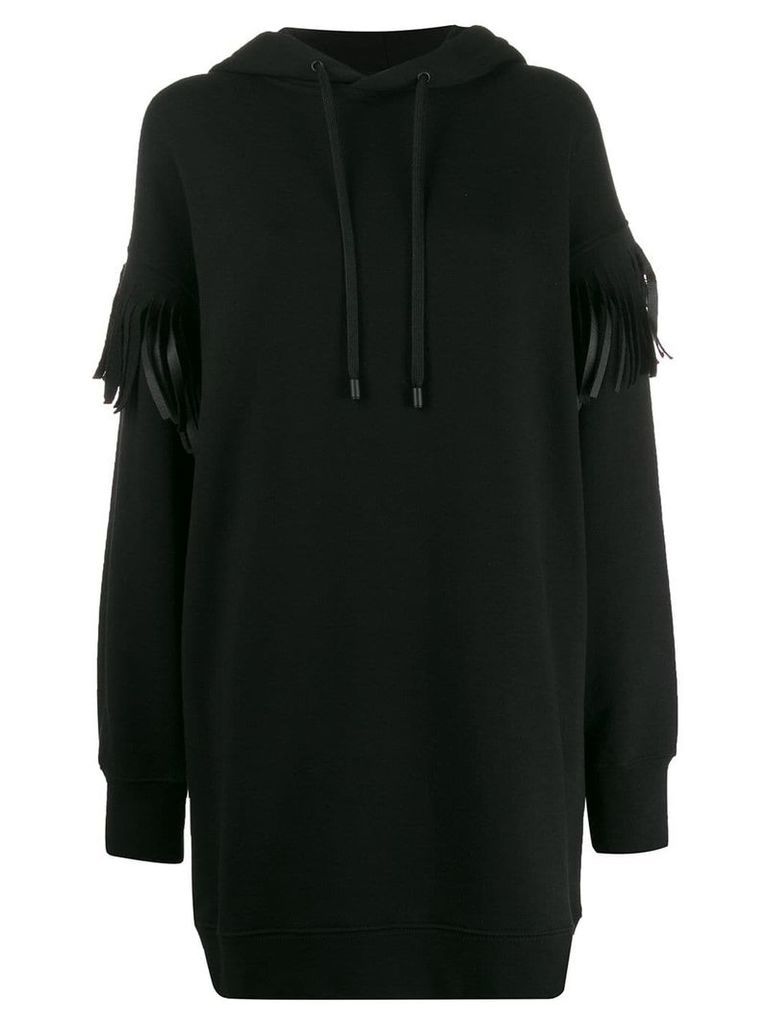 Maison Margiela fringed hoodie - Black