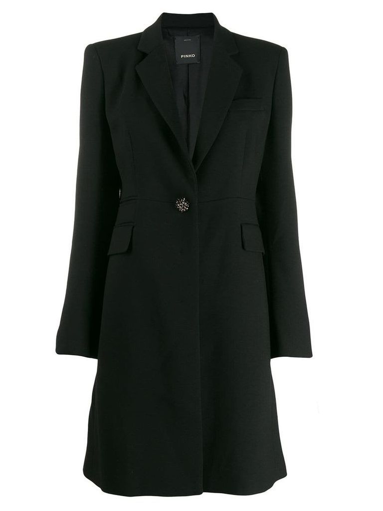 Pinko tailored midi coat - Black