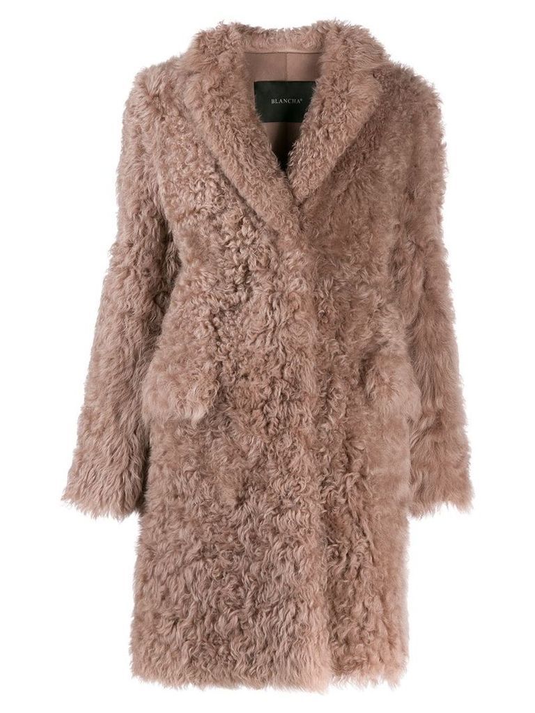 Blancha fur coat - Brown
