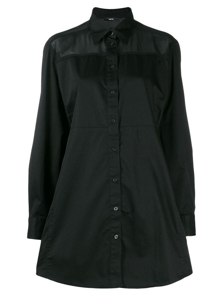 Diesel shirt mini dress - Black