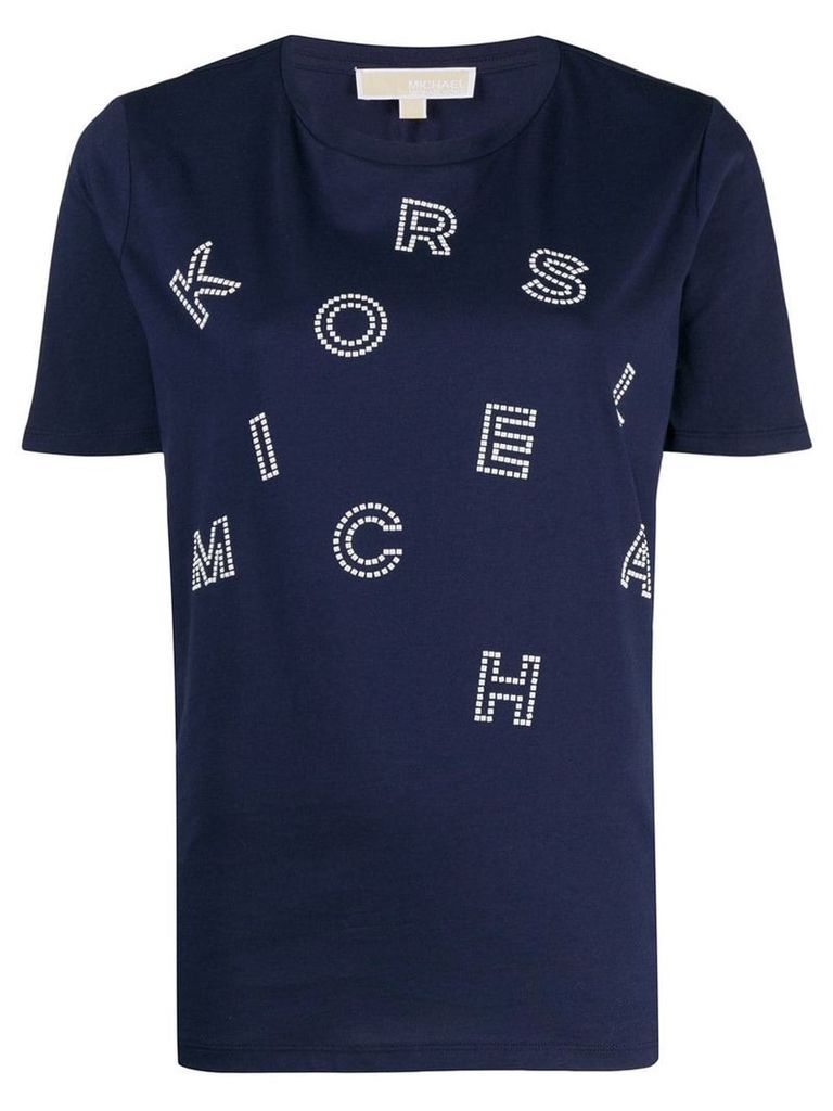 Michael Michael Kors logo print T-shirt - Blue