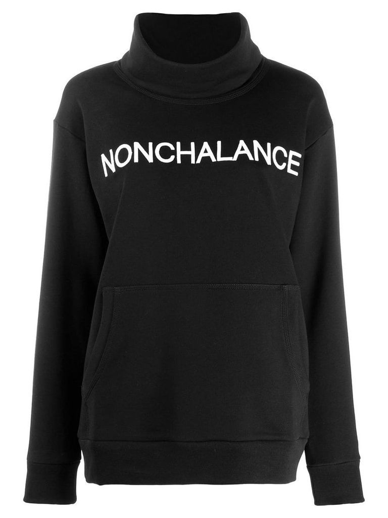 Nº21 nonchalance logo sweatshirt - Black