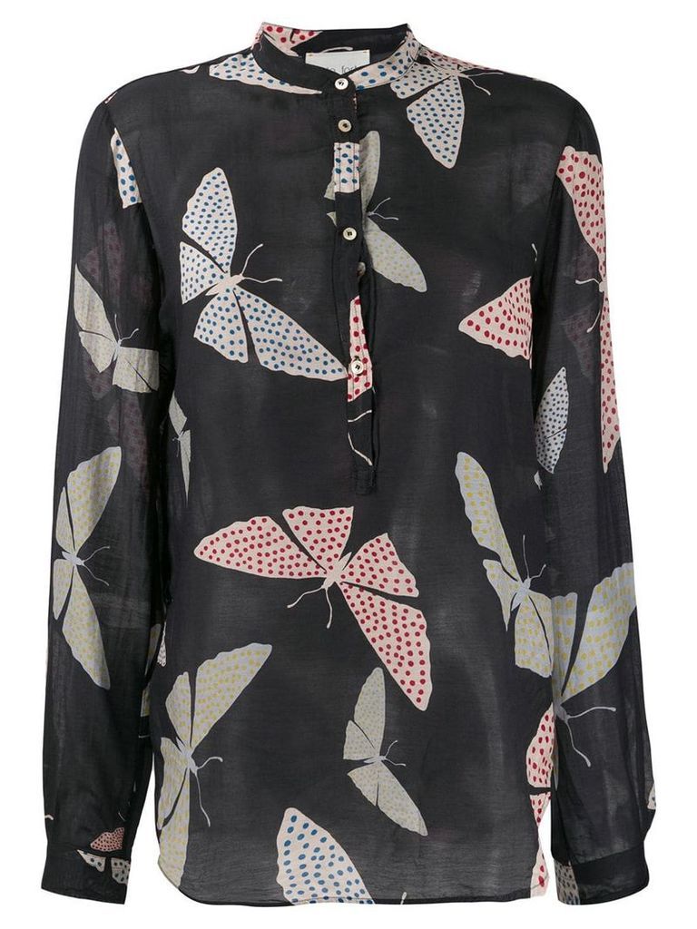 Forte Forte butterfly print shirt - Blue