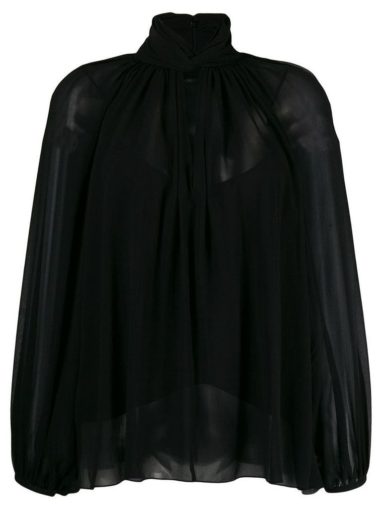 Givenchy hang collar blouse - Black