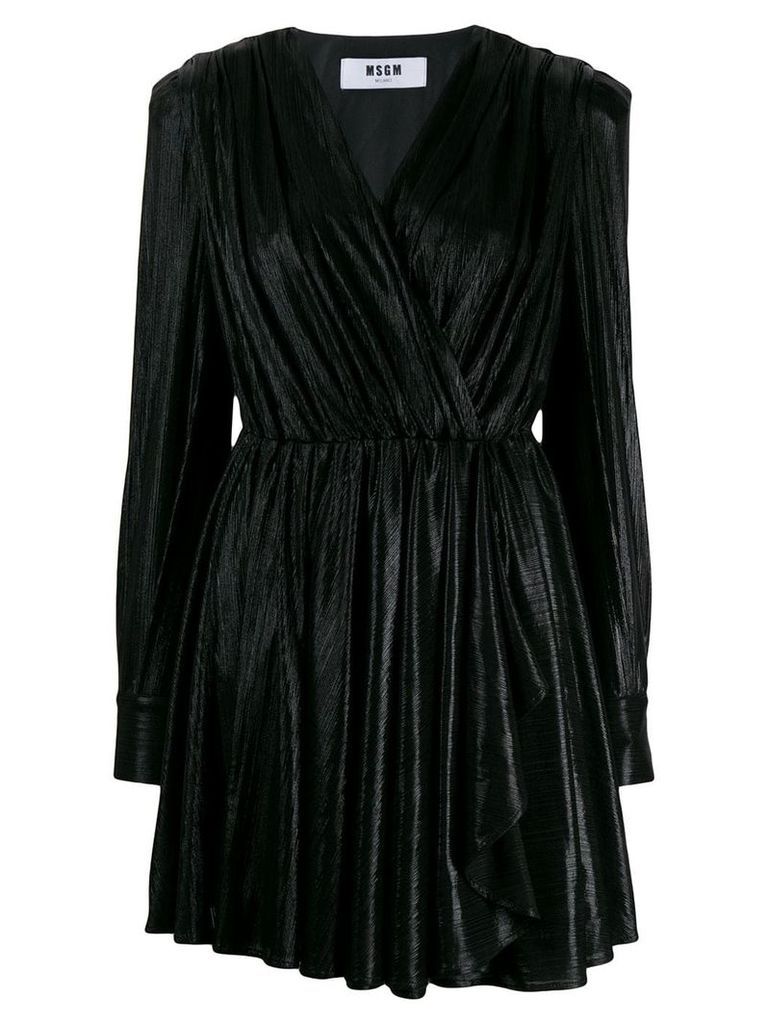MSGM V-neck dress - Black