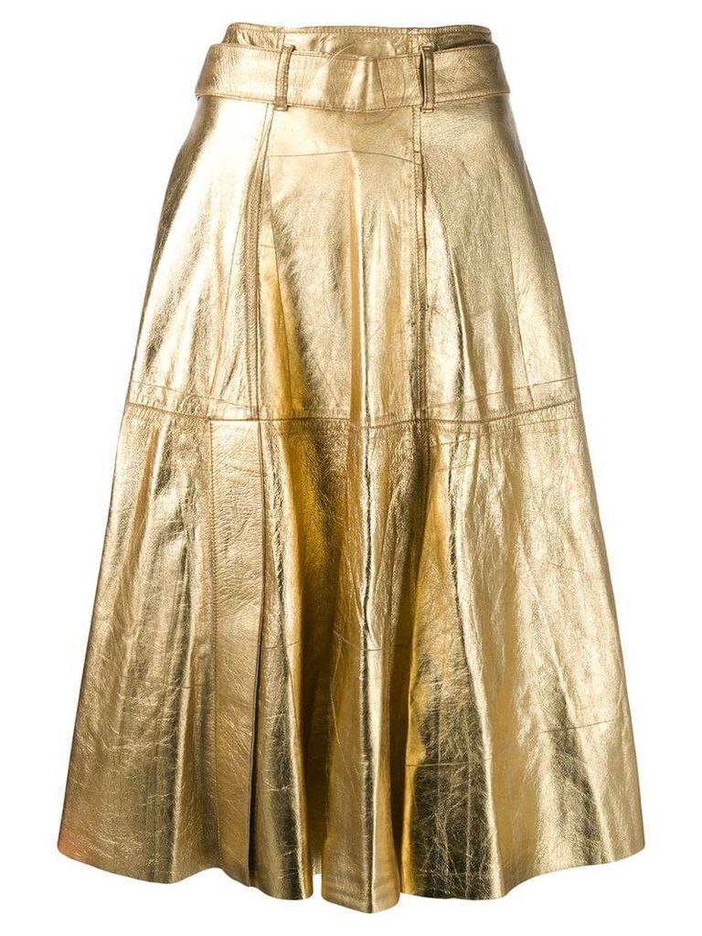 Golden Goose metallic midi skirt