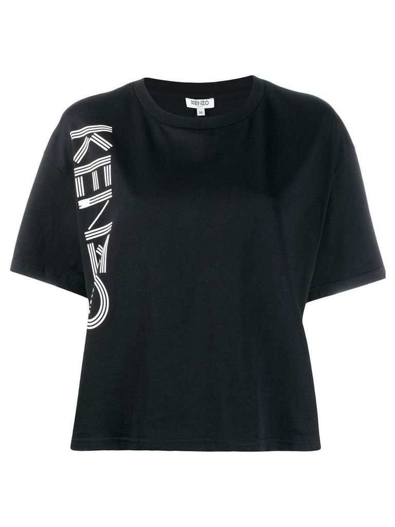 Kenzo boxy logo print T-shirt - Black