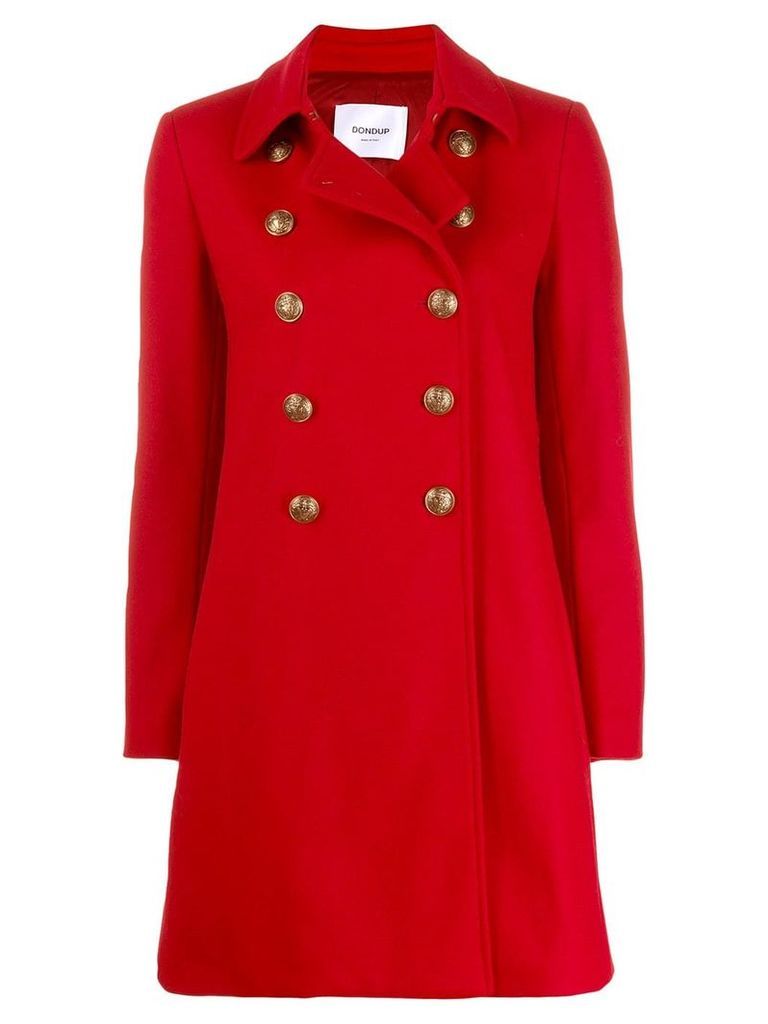 Dondup Cappotto coat - Red
