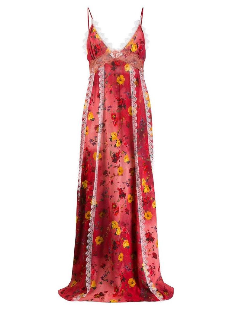Blumarine x Salvatore Piccione floral day dress - PINK