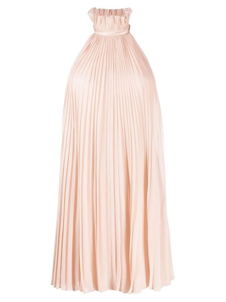 Givenchy pleated halterneck dress - PINK