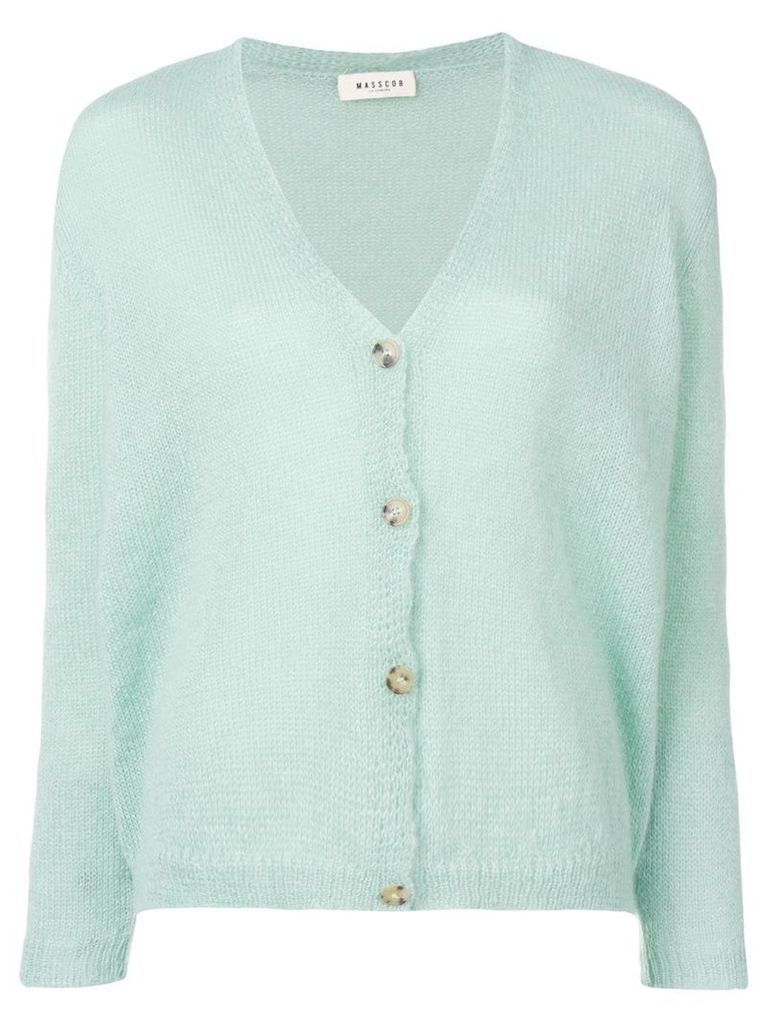 Masscob fitted cardigan - Green