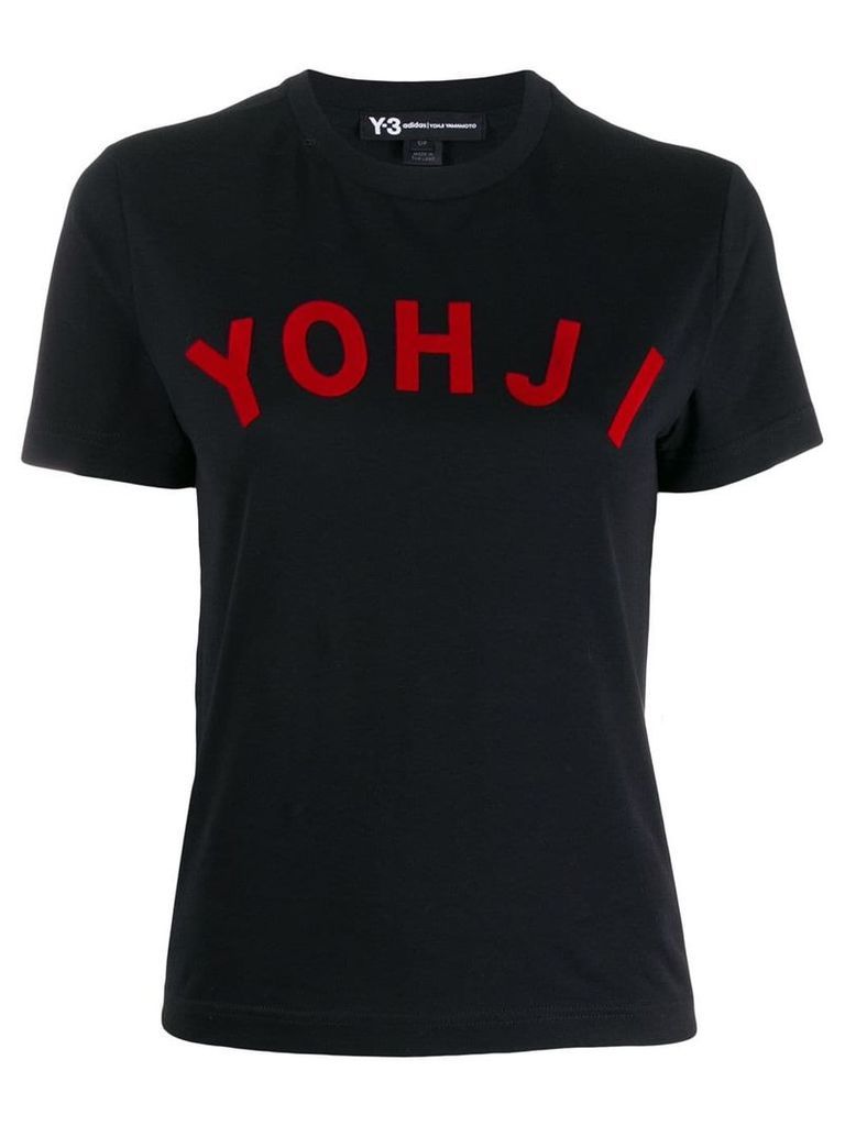 Y-3 printed logo T-shirt - Black