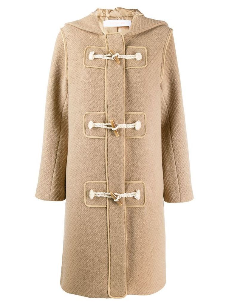 See by Chloé single-breasted coat - Neutrals