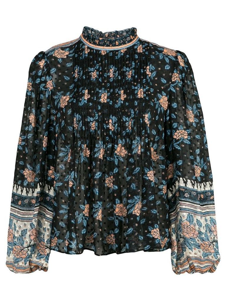 Ulla Johnson Cass floral print blouse - Blue
