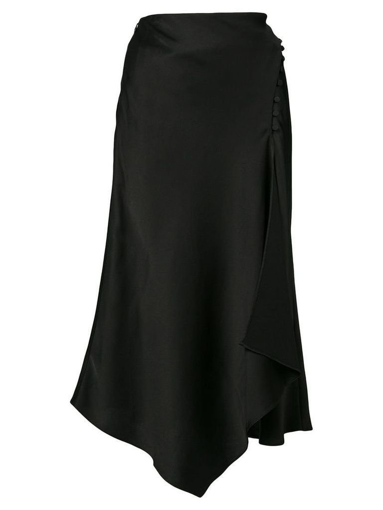 Jonathan Simkhai side slit skirt - Black