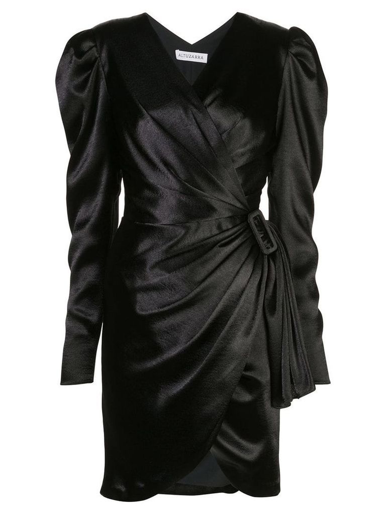 Altuzarra Annette asymmetric draped dress - Black