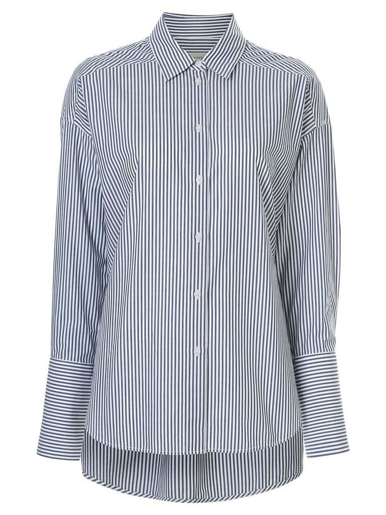 Lee Mathews Riley stripe shirt - Blue