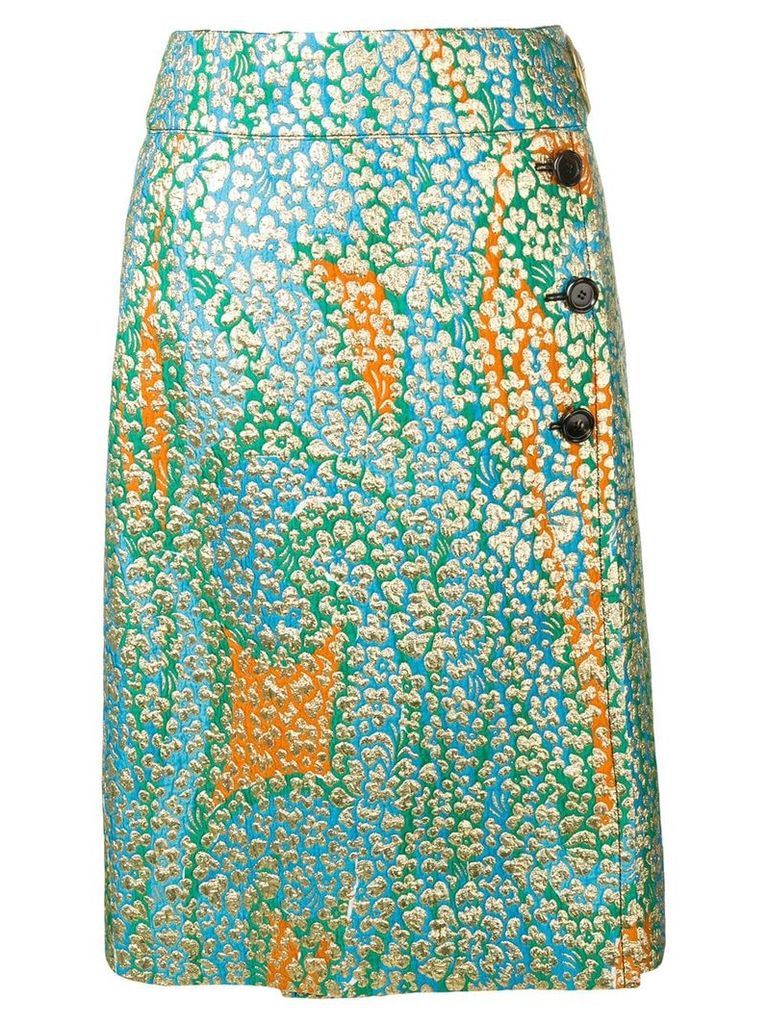 Marni Goma patterned skirt - GOLD