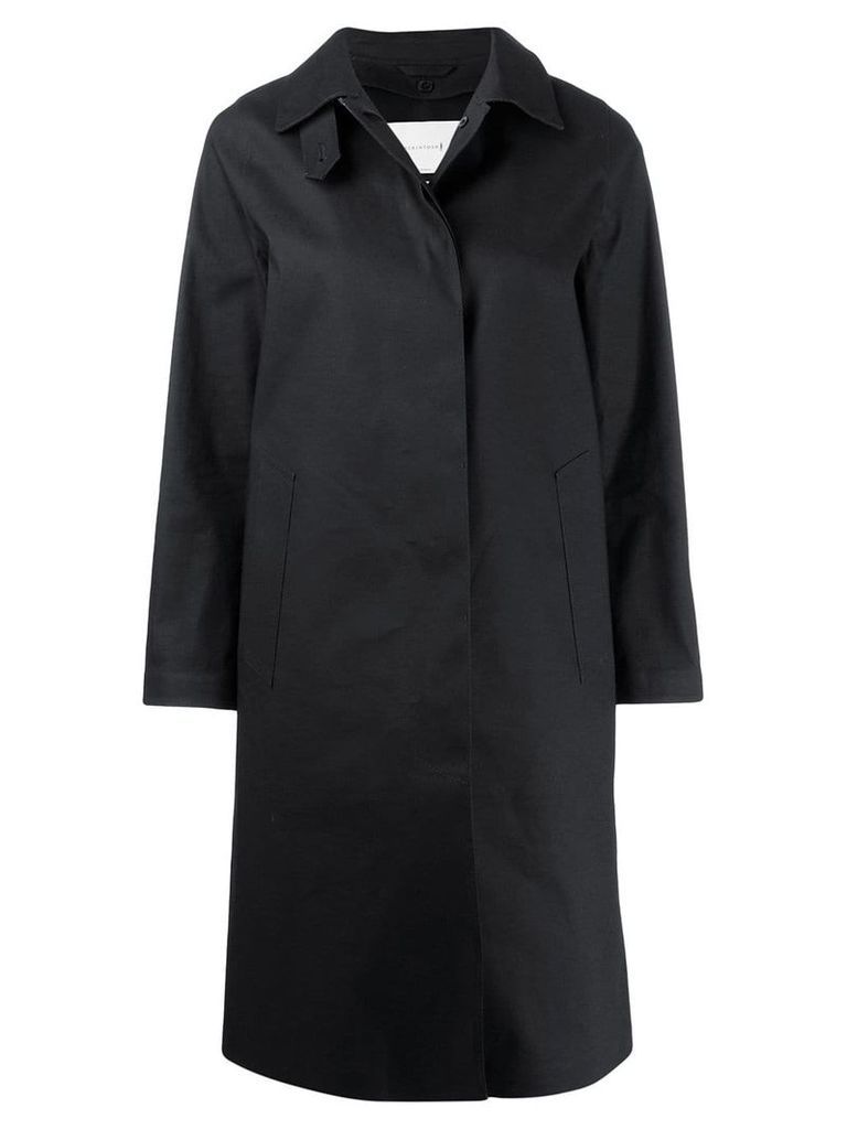 Mackintosh DUNKELD Black Bonded Cotton 3/4 Coat LR-1001D
